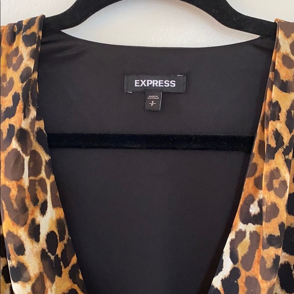 EXPRESS leopard dress - Picture 3 of 4